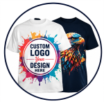 Custom Logo & POD Printed T-Shirts