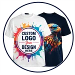 Custom Logo & POD Printed T-Shirts