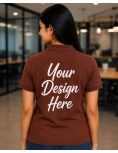 Custom Upload Design Polo Collar T-Shirt – 220 GSM Mars Fabric