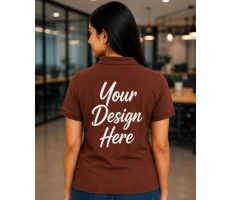 Custom Upload Design Polo Collar T-Shirt – 220 GSM Mars Fabric