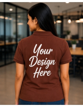 Custom Upload Design Polo Collar T-Shirt – 220 GSM Mars Fabric