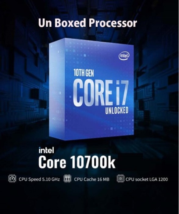 Intel Core I7 10th Gen "K" Processor