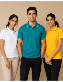Premium Cotton Blend Polo T-Shirt Combo for Men &amp; Women – Pack of 3