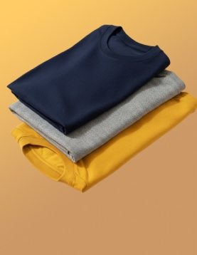 Round Neck 100% Pure Cotton Combo Set