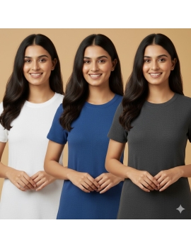 Round Neck T-Shirt Combo Pack of 3