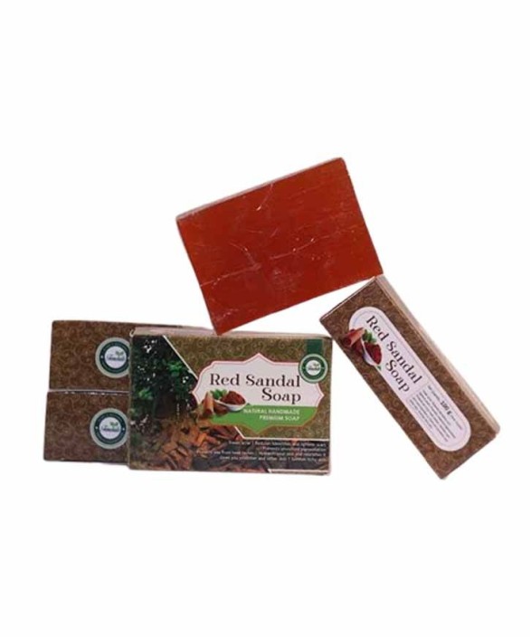 Red Sandal Soap Pack Of 4