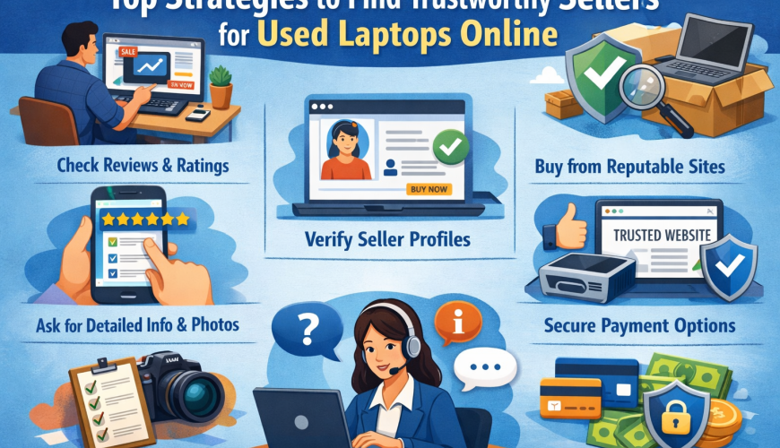 Top Strategies to Find Trustworthy Sellers for Used Laptops Online