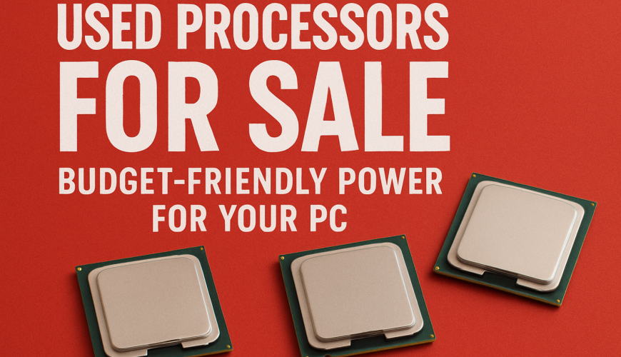 Used Processors For Sale – Budget-Friendly Power for Your PC Used Processors For Sale – Budget-Friendly Power for Your PC