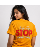 printed t shirt yellow