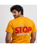 printed t shirt yellow