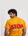 printed t shirt yellow