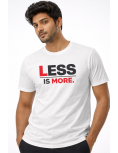 Uniwear Signature Text Print White Casual Fashion Tee