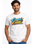 Trendy Graphic Print White T-Shirt for Everyday Wear