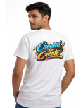 Trendy Graphic Print White T-Shirt for Everyday Wear
