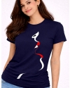 Modern Flow Shape Graphic T-Shirt