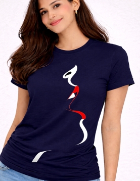 Modern Flow Shape Graphic T-Shirt