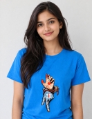 Uniwear Divine Hand Graphic Print Round Neck T-Shirt| 200 GSM