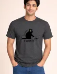 "I Do What I Want" Black Cat Graphic T-Shirt