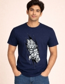 Uniwear 200 GSM Round Neck T-Shirt – Fierce Leopard Claw Graphic