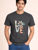 Floral Love Yourself Graphic Tee | Premium 200 GSM Uniwear