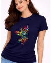 Colorful Phoenix Rising Graphic T-Shirt
