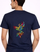 Colorful Phoenix Rising Graphic T-Shirt