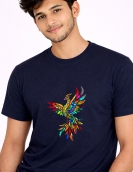 Colorful Phoenix Rising Graphic T-Shirt