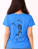 Uniwear Dancing Skeleton Graphic T-Shirt