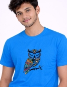 Uniwear Mystic Owl Graphic T-Shirt | Premium Cotton Round Neck Tee