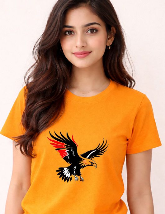 Uniwear Phoenix Eagle Graphic T-Shirt – 200 GSM Round Neck