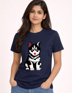 Arctic Husk Graphic T-Shirt – Premium 200 GSM Round Neck