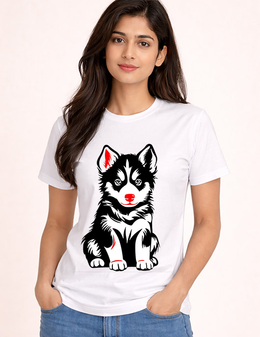 Arctic Husk Graphic T-Shirt – Premium 200 GSM Round Neck