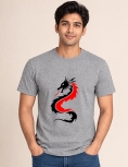 Unleash Your Inner Beast: 200 GSM Cotton Dragon Tee