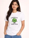 "Finding My Inner Peas" Premium Bio-Wash Cotton T-Shirt