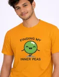 "Finding My Inner Peas" Premium Bio-Wash Cotton T-Shirt