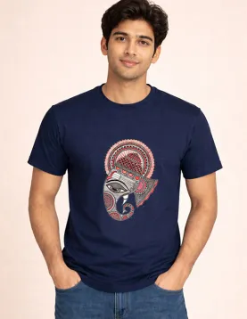 Ganesha Mandala Ink-Art Tee | 200 GSM Bio-Wash Cotton