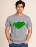 Signature Agreement Graphic Shirt | Premium Round Neck Cotton