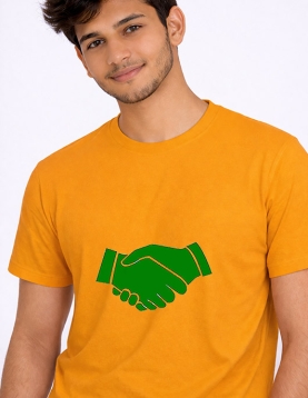 Signature Agreement Graphic Shirt | Premium Round Neck Cotton