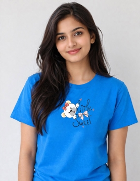 Tiny Charm Bear Premium Cotton Graphic Tee