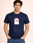 Feline Paw Print Cute Graphic T-Shirt