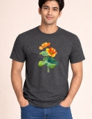 Nature Inspired Nasturtium Flower Graphic Tee