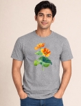 Nature Inspired Nasturtium Flower Graphic Tee