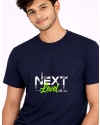 Next Level With Me Back Print Cotton T-Shirt