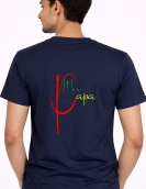 Family Love Maa Papa Printed Cotton T-Shirt