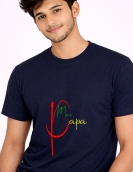 Family Love Maa Papa Printed Cotton T-Shirt