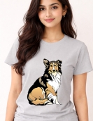 Dog Printed Cotton T-Shirt for Men & Women