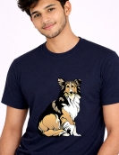 Dog Printed Cotton T-Shirt for Men & Women