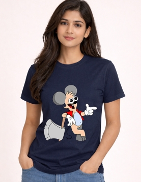 Funky Comic Character Graphic T-Shirt