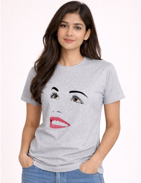 Attitude Face Graphic T-Shirt