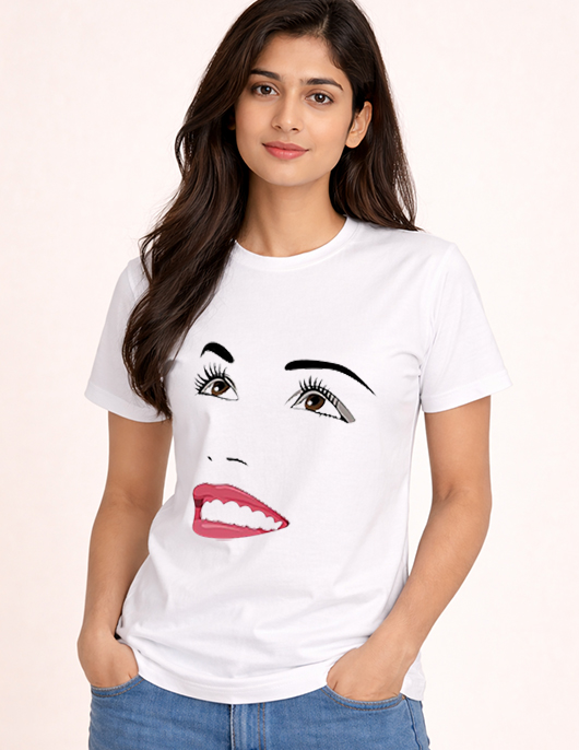 Attitude Face Graphic T-Shirt